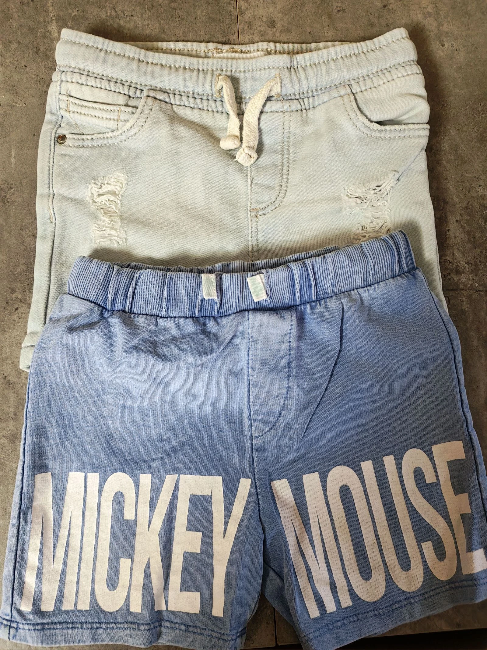 Lote pantalones cortos denim